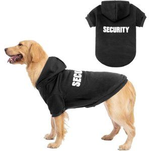 Security Dog Hoodies Puppy Sweater Cold Weather Dog Coats Soft Brushed Fleece